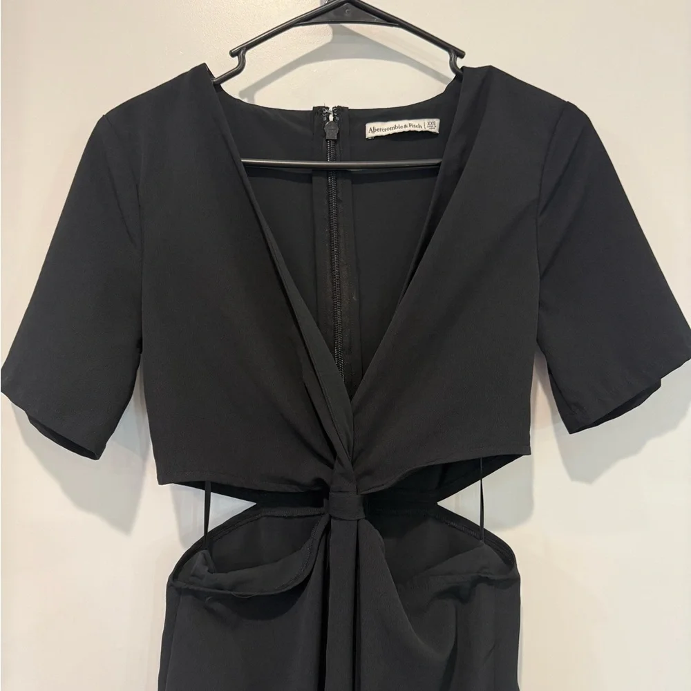 Abercrombie and Fitch Black Cut Out Dress